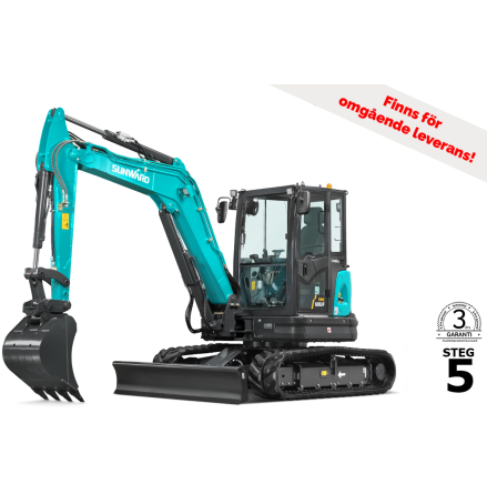 Grvmaskin Sunward SWE60UF, Grvmaskin,Sunward, Komapktgrvare, Bandgrvare