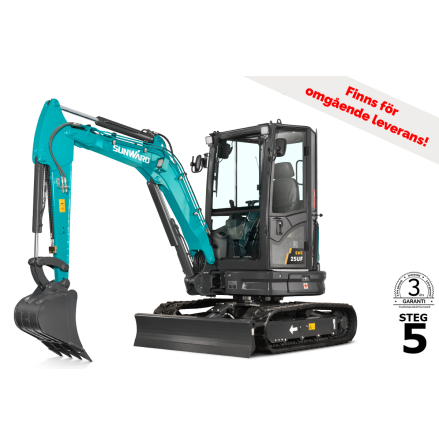 SUNWARD SWE25UF - 2650kg - Kubota - Steg5