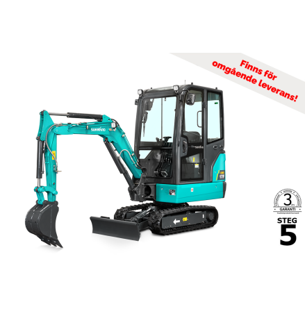 SUNWARD SWE17F - 1 780 kg - Yanmar - Steg5