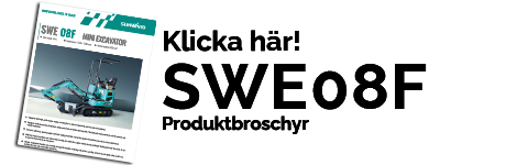 produktbroschyr grävmaskiner